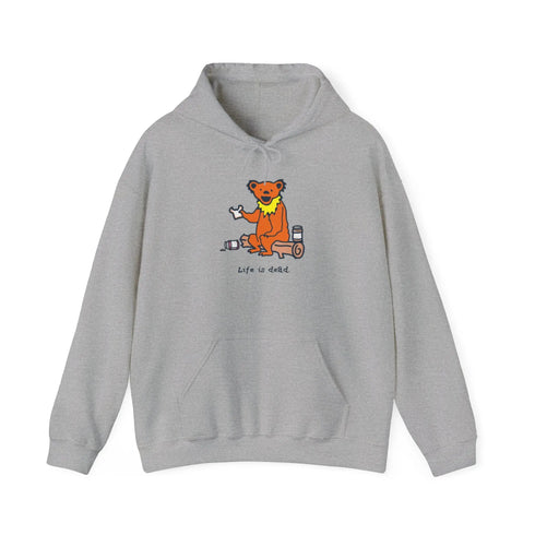 Grateful Dead - Life is dead. Snackin' Bear Grateful Dead Unisex Hoodie - StealieShop